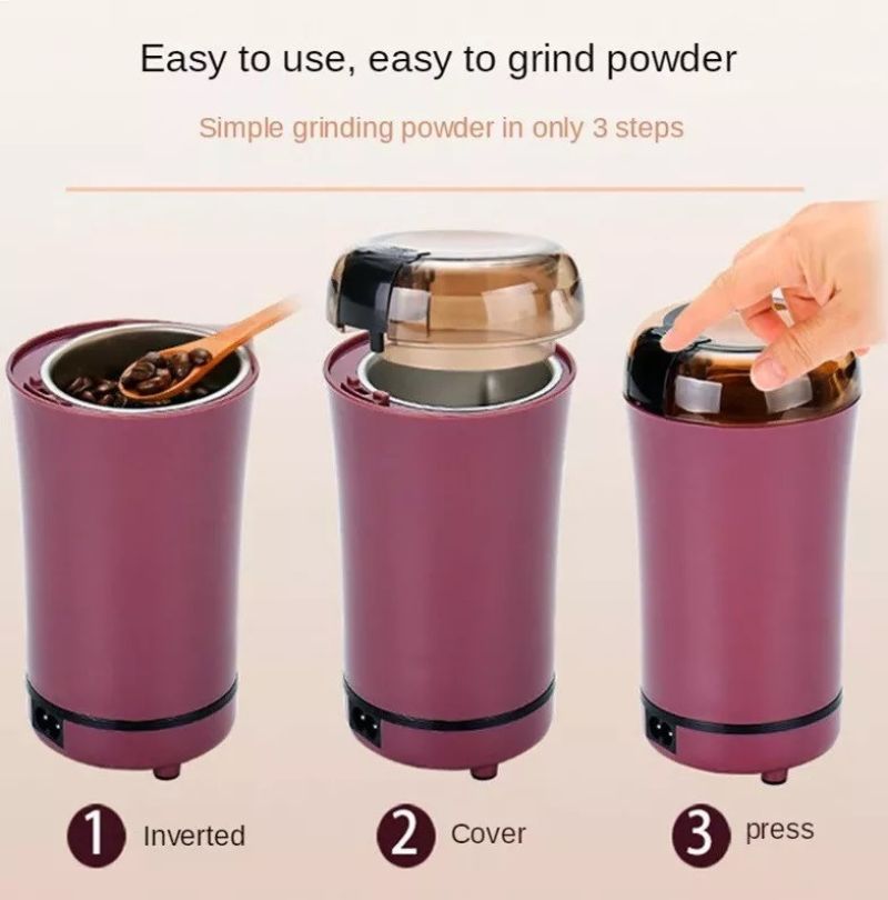 Comprar Molino Electrico Portatil Especias Grano en Electroshopy - Ángulo 2